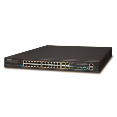 Planet SGS-6341-24P4X L3 switch, 24x1Gb, 4x1Gb SFP, 4x10G...