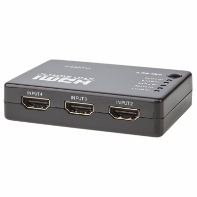 NEDIS HDMI přepínač/ 5x HDMI vstup/ 1x HDMI výstup/ 1080p...