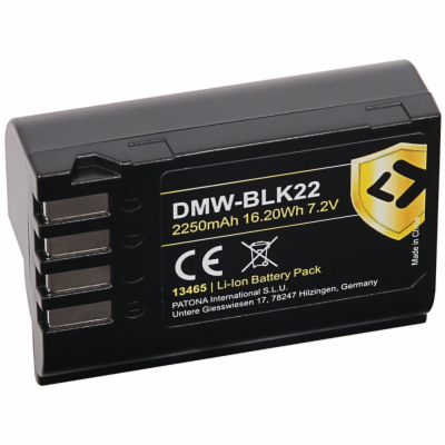 PATONA baterie pro foto Panasonic DMW-BLK22 2400mAh Li-Io...