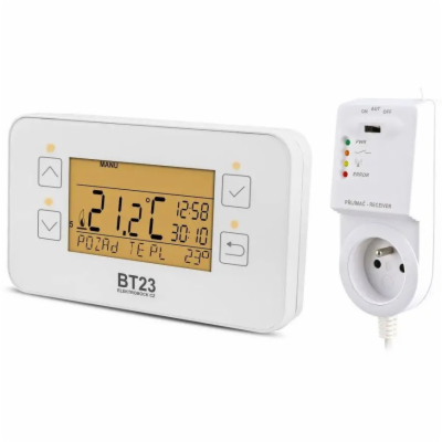 ELEKTROBOCK bezdrátový termostat s dotykovým ovládáním BT23