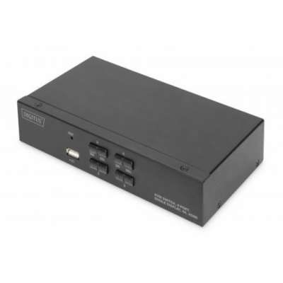 Digitus DS-12880 DIGITUS KVM přepínač, 4 porty, jeden dis...