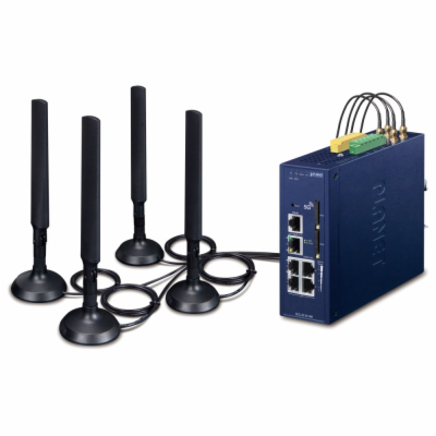 Planet dual 5G/LTE bezpečnostní brána, 2x WAN + 3x LAN, D...