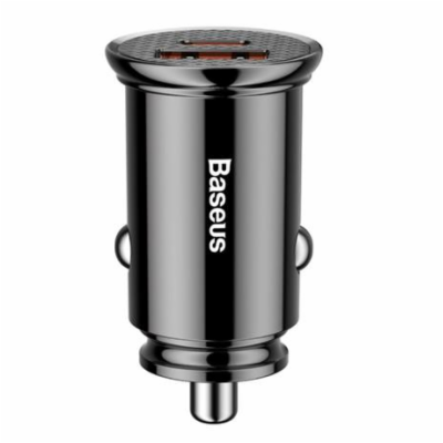 Baseus CCALL-YS01 Circular Nabíječka do Auta USB+USB-C 30...