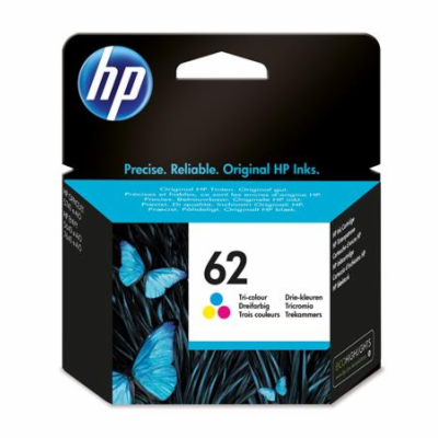 HP 62 Tri-color Original Ink Cartridge (165 pages)