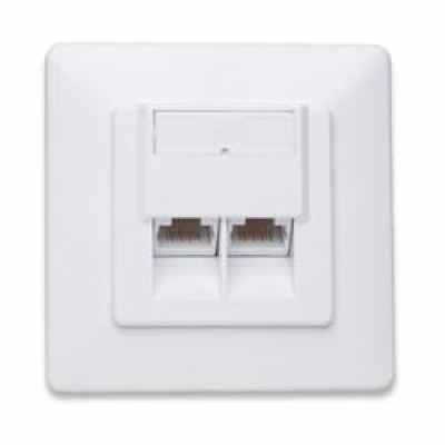 XtendLan Zásuvka 2x RJ-45, Cat5e, nestíněná pod omítku, š...