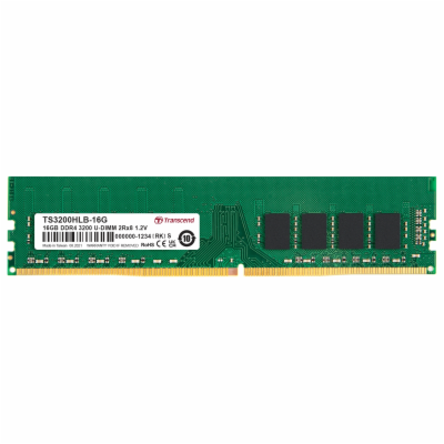 Transcend paměť 16GB DDR4 3200 U-DIMM 2Rx8 1Gx8 CL22 1.2V