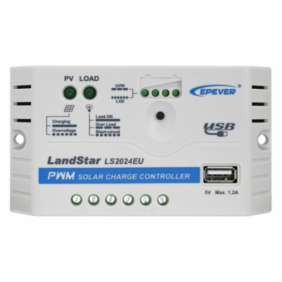EPEVER LS2024EU solární PWM regulátor 12/24V, 20A, vstup ...