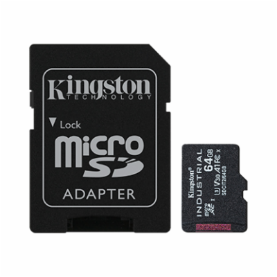 Kingston SDHC UHS-I U3 64 GB SDCIT2/64GB Kingston MicroSD...