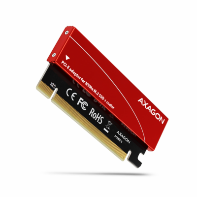 AXAGON PCEM2-S, PCIe x16 - M.2 NVMe M-key slot adaptér, k...