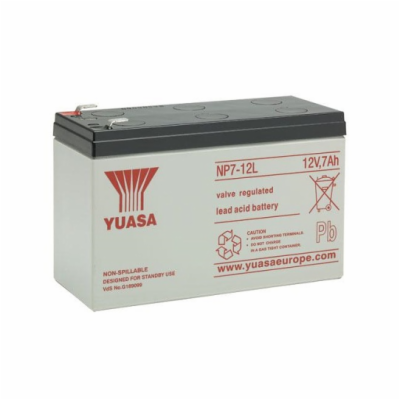 YUASA NP7-12L 12V 7Ah YUASA NP7-12L (12V; 7Ah; faston F2-...