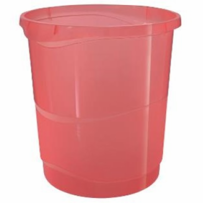 Esselte Odpadkový koš Colour Breeze, 14 l, korálová
