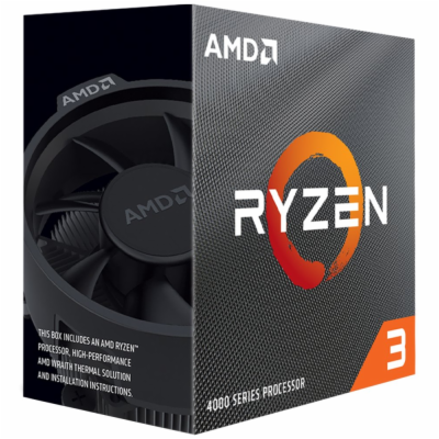AMD Ryzen 3 4100 100-100000510BOX CPU AMD RYZEN 3 4100, 4...