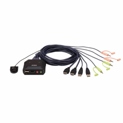 ATEN 2-port 4K HDMI KVM USB mini