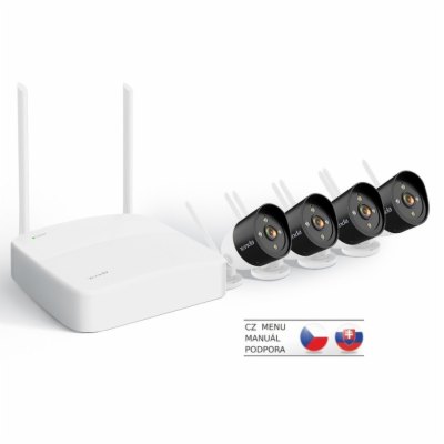 Tenda K4W-3TC - bezdrátový Wi-Fi kamerový set 2K (3MP), N...