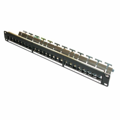 XtendLan Patch panel 19", 24 portů, neosazený, Cat5e/6/6A...
