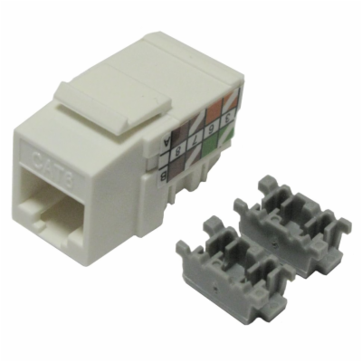 XtendLan Keystone jack RJ45, narážecí, CAT6, UTP, 90 st.,...