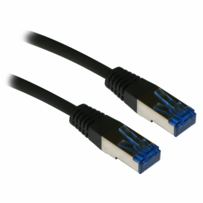 XtendLan PK_6ASFTP020black SFTP Cat 6A 2m černý Patch, Ca...