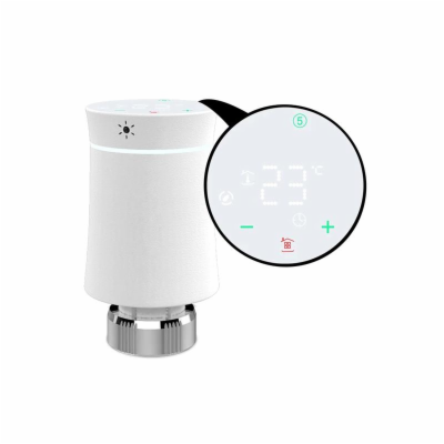 Smart termostatická hlavice MOES ZTRV-BY-100 ZigBee Tuya