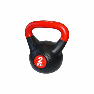 ACRA Činka kettlebell s cementovou náplní - 2 kg