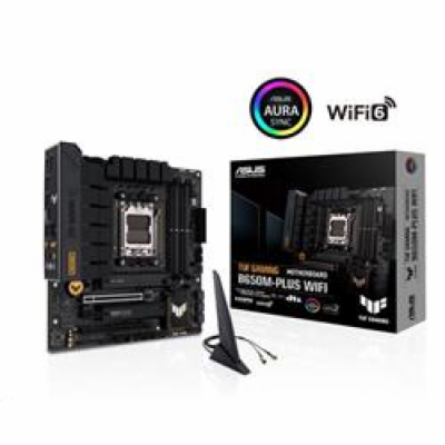 ASUS MB Sc AM5 TUF GAMING B650M-PLUS WIFI, AMD B650, 4xDD...