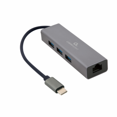 Gembird A-CMU3-LAN-01 Gembird USB-C GBit adapter + 3x USB...