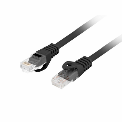 LANBERG Patch kabel CAT.6 UTP LSZH CU 5M černý Fluke Pass...