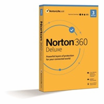 Norton 360 DELUXE 25GB + VPN 1 lic. 3 lic. 3 roky (214355...