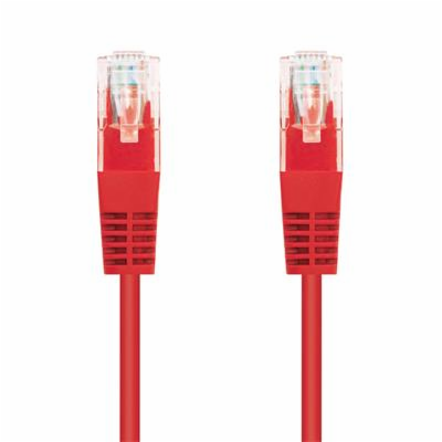 C-Tech CB-PP5-5R patch, Cat5e, UTP, 5m, červený C-TECH ka...