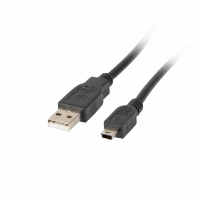 LANBERG USB MINI (M) na USB-A (M) 2.0 kabel 1,8m, černý (...