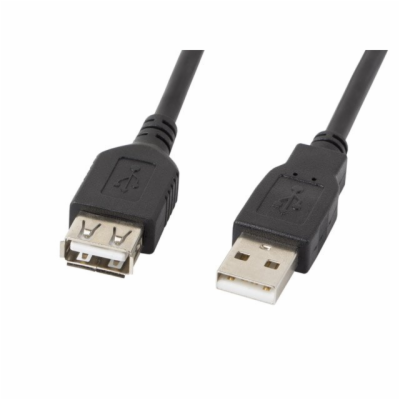 Lanberg CA-USBE-10CC-0007-BK USB-A M / F 2.0, 0,7m, černý...