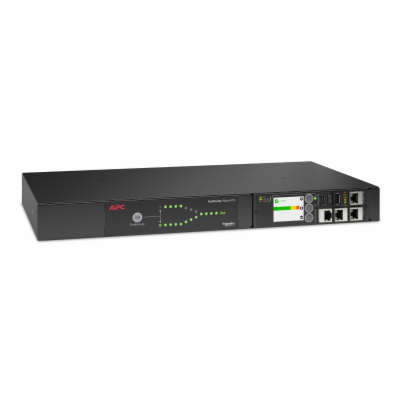 APC AP4423A RACK ATS, 230V, 16A, 2xC20 IN, (8) C13 (1) C1...