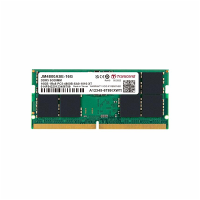 Transcend JM4800ALE-16G Transcend paměť 16GB SODIMM DDR5 ...