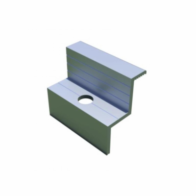 Nastavitelný koncový úchyt stříbrný 30mm