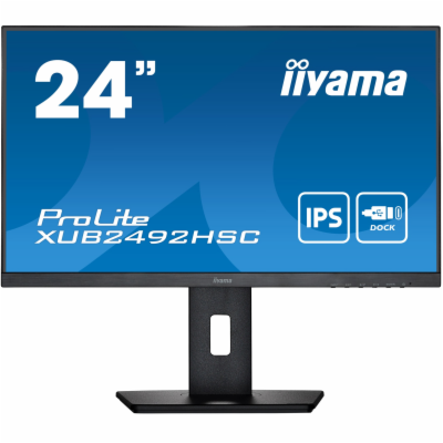 iiyama ProLite/XUB2492HSC-B5/24"/IPS/FHD/75Hz/4ms/Black/3R