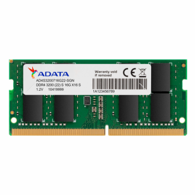 Adata SO-DIMM DDR4 16GB 3200MHz CL22 1x16GB AD4S320016G22...