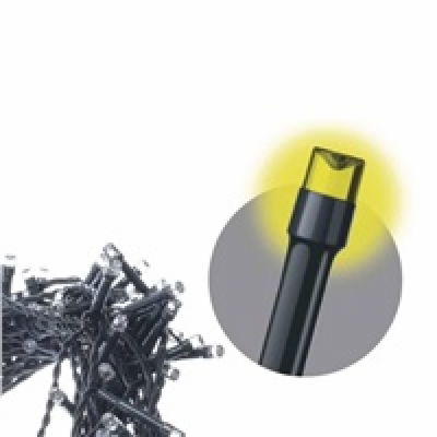 EMOS ZY2057 80LED 0,8m 3xAA IP44 řetěz síť teplá bílá čas...