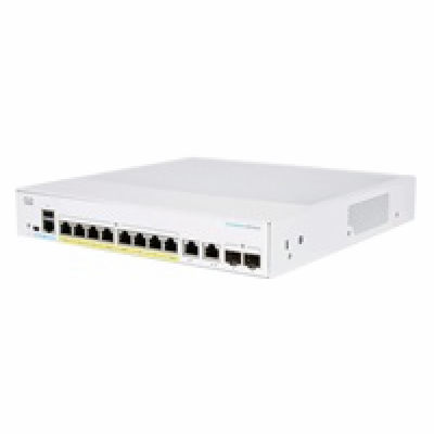 Cisco switch CBS250-8P-E-2G (8xGbE,2xGbE/SFP combo,8xPoE+...