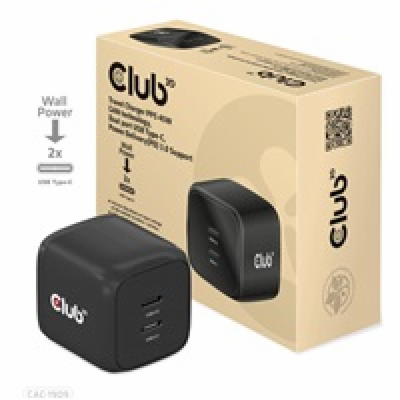 Club3D CAC-1909EU Club3D cestovní nabíječka PPS 45W GAN t...