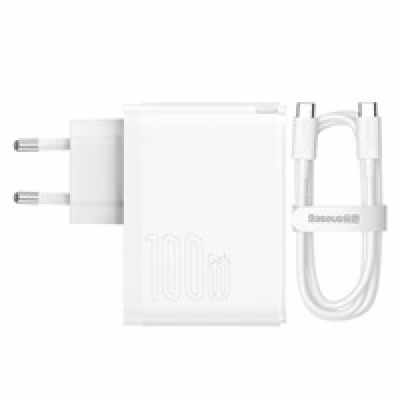 Baseus GaN5 Pro rychlonabíjecí adaptér USB-C + USB-A 100W...