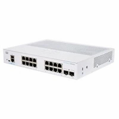 Cisco switch CBS350-16T-E-2G-EU (16xGbE,2xSFP,fanless) - ...