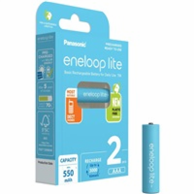 PANASONIC HR03 AAA 4LCCE/2BE ENELOOP LITE N, 550 mAh (Bli...