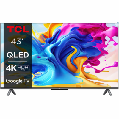 TCL 43C645 TV SMART Google TV QLED/108cm/4K UHD/3100 PPI/...