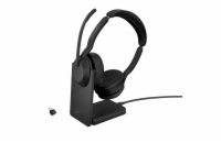 Jabra Evolve2 55/Stereo/ANC/USB-C/BT-USB/Bezdrát/Stand/Černá