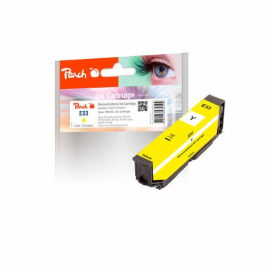 PEACH kompatibilní cartridge Epson T3344, No 33, yellow, ...