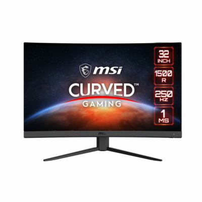 MSI/G32C4X/31,5"/VA/FHD/250Hz/1ms/Černá/3R