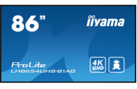 86" iiyama LH8654UHS-B1AG:IPS,4K UHD. 24/7,Android