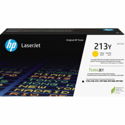 HP 213Y Ylw Original LaserJet Toner Crtg (12,000 pages)