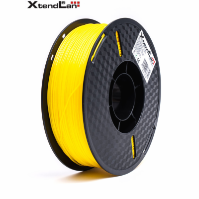 XtendLAN TPU filament 1,75mm průhledný žlutý 1kg