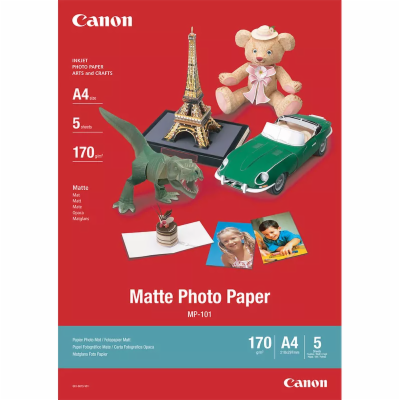Canon fotopapír MP-101 - A4 - 170g/m2 - 50 listů - matný