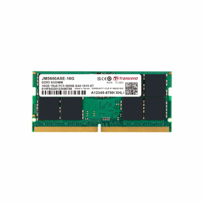 Transcend 16GB JM DDR5 5600 SO-DIMM 1Rx8 2Gx8 CL46 JM5600...